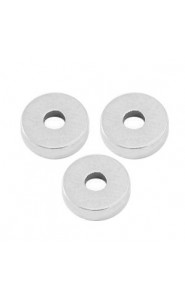 DQ metal disc bead 6x2mm Antique silver